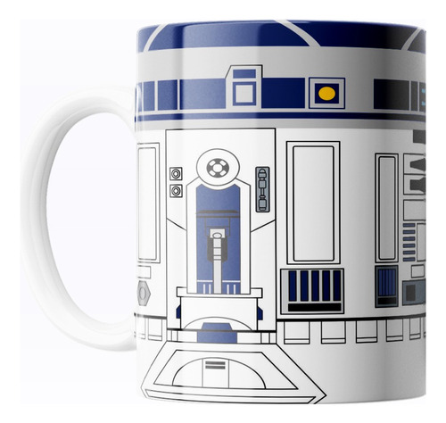 Taza De Café Star Wars R2d2 Diseño 3d 325ml