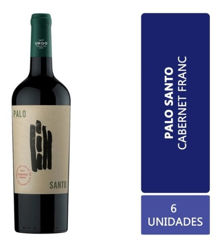 Vino Tinto Cabernet Franc Palo Santo Caja X6