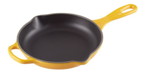 Frigideira Skillet Redonda Le Creuset C/ Alca 26cm Signature Cor Amarelo Néctar