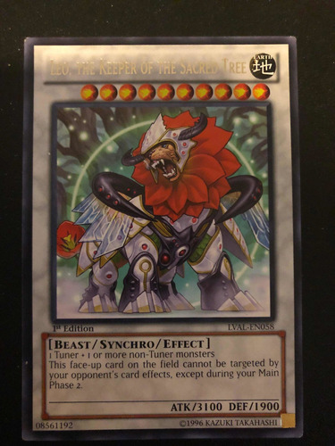 Yugioh! Leo The Keeper Of The Sacred Tree Lval-en058