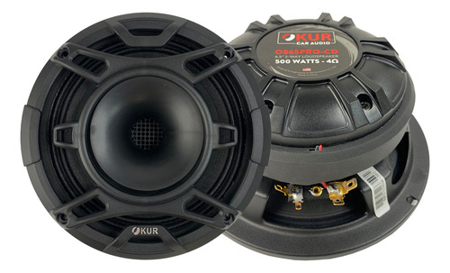 Par De Bocinas Para Auto Okur Os65pro-cd 6.5 Pulgadas 2 Vías 500 Watts Máximo 250 Watts Rms 4 Ohms Color Negro By Db Drive