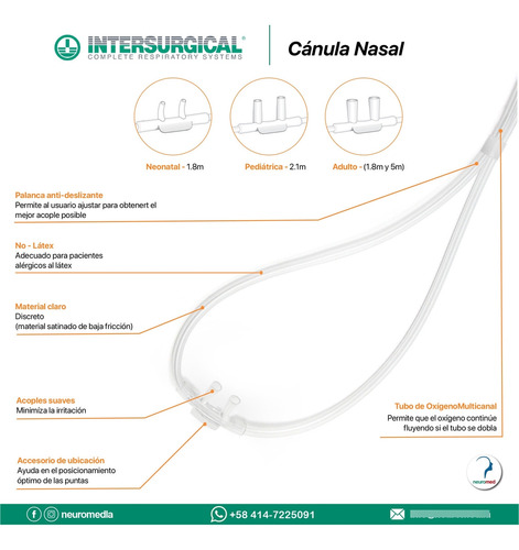 Canula Nasal Neonatal