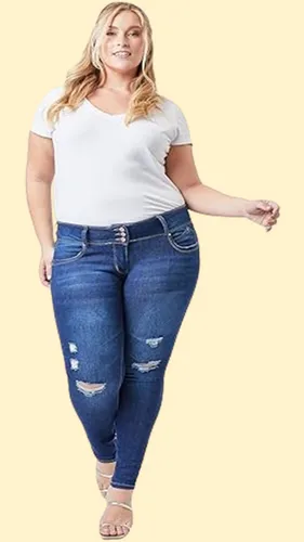 Lote De Pantal n Jeans Tallas Extra 10 Piezas