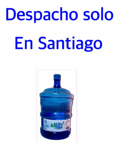 Imagen 1 de 2 de Agua Purificada Alcalina Recarga 20 Ltrs.