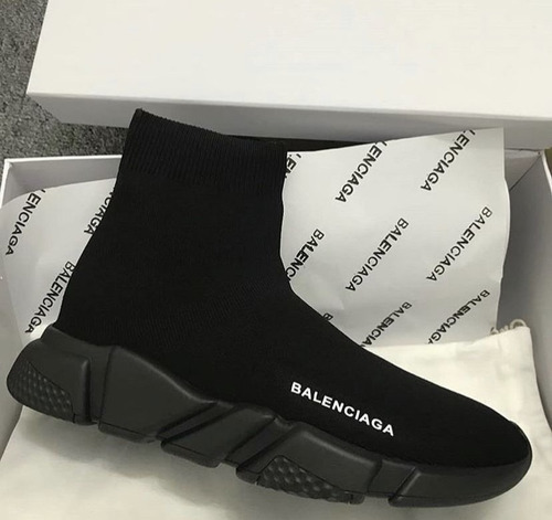 Tenis Unisex Balenciaga Negra Black Speed On 30% Off Envio 