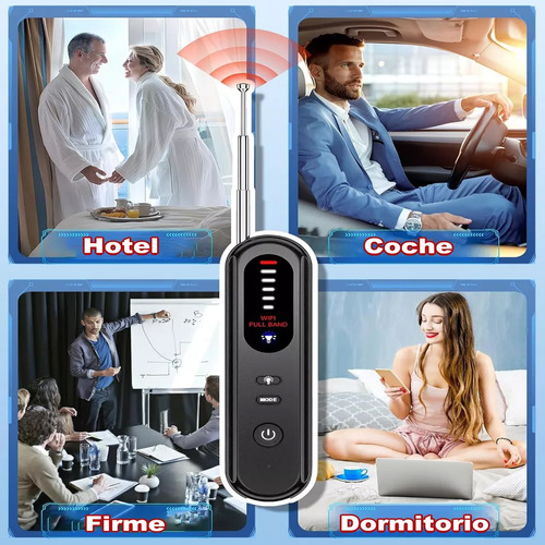 Detector De Señal Gps Antiespía Micrófono Y Rastreador
