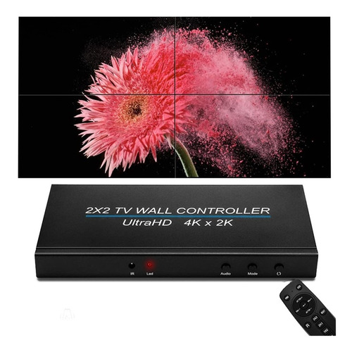 Controlador Video Wall 2 X 2 Tv Painel 4k 60hz