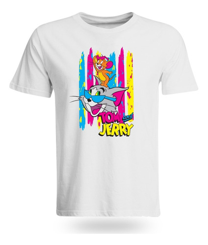 Camisetas Personalizadas Tom Y Jerry Animados Unisex Adulto 