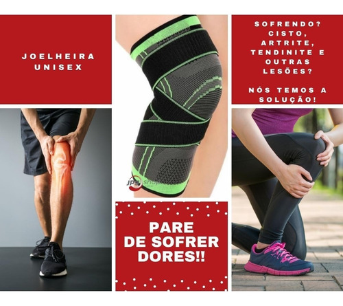 Joelheira Knee Pressure 2022 - Frete Internacional Grátis
