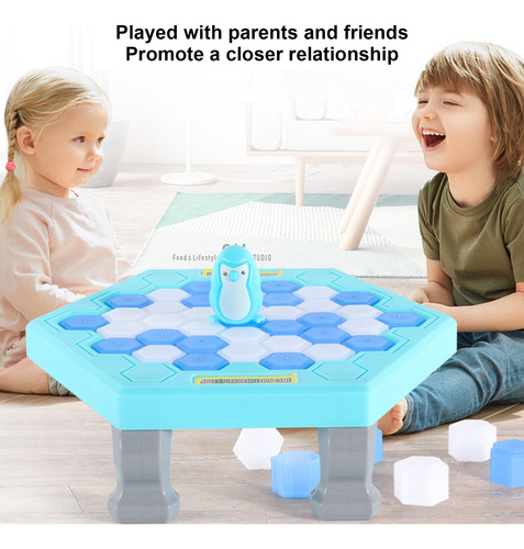 Juego Salva Pingüino Rompehielos Trampa Bloques Con Martillo