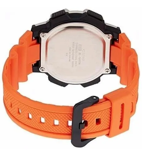 Reloj Casio Para Caballero Ae-1000w-4b Color Naranja