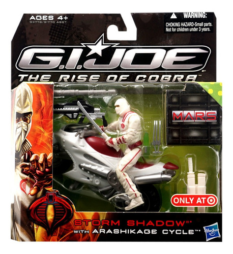 Gi Joe The Rise Of Cobra Storm Shadow With Arashikage Cycle