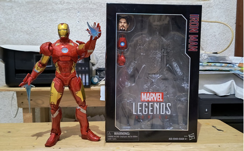 Iron Man Marvel Legends 12 Pulgadas 30cms - Con Detalle