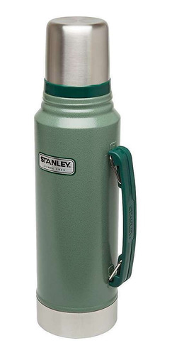 Imagen 2 de 3 de Termo Stanley Classic Vacuum Bottle 1.1 QT de acero inoxidable hammertone green