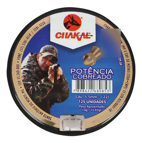 Chumbo Chakal Potencia 5.5 