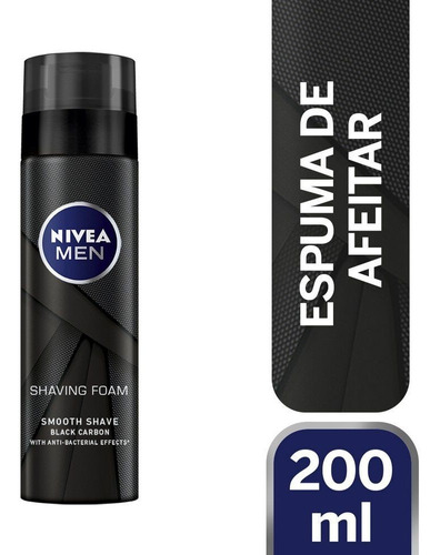 Nivea Men Deep Espuma De Afeitar 200 Ml.