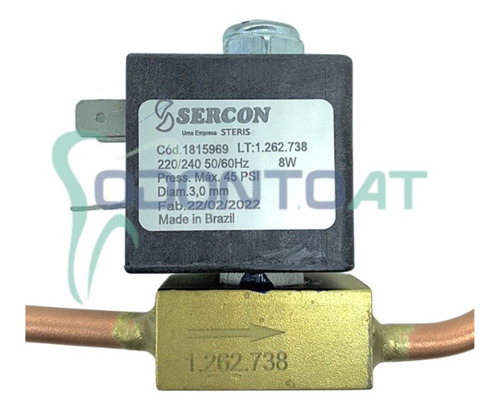 Válvula Encanamento Inferior Autoclaves C5/c10 - 220v Sercon