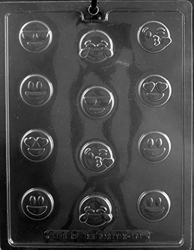 Molde Para Chocolates En Forma De Emojis.