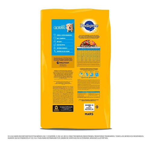 Imagen 3 de 9 de Pedigree Alimento Para Perro Cachorro 20 Kg