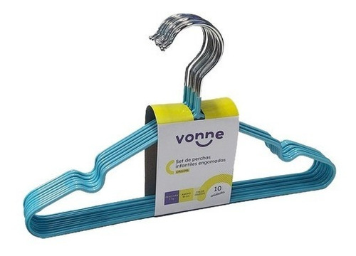 Imagen 3 de 3 de 10 Perchas Infantiles Para Niños Bebes Metálicas Engomadas
