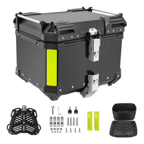 Caja Para Moto Top Case Maletero Todo El Aluminio 55l