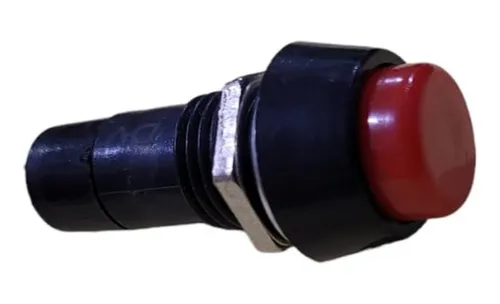 comprar Botón Pulsador Universal Negro\u002Frojo Auto Redondo Tipo Timbre