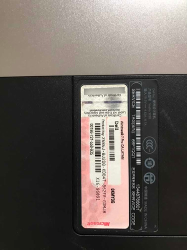Laptop Dell Vostro 3750 (Usado)