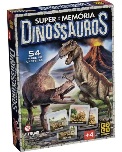 Jogo Da Memoria Dinossauros Cartas De Dinossauros Jogo Tabuleiro E Cartas