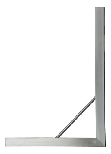 Esquadro De Alumínio 0,60 X 0,80cm Carpinteiro Serralheiro