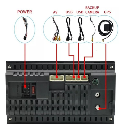 Radio Android 10.1 Gps Bluetooth Wifi 7 + Camara Retroceso