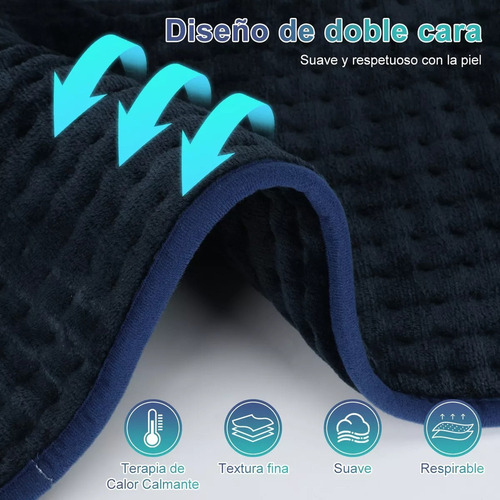 . Almohadilla Térmica Cojín Eléctrico 10 Niveles Temperatura