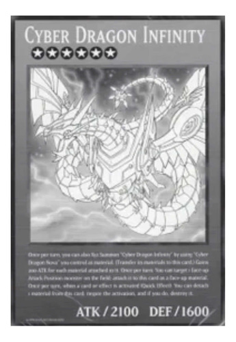 Yugioh! Cyber Dragon Infinity (oversized)