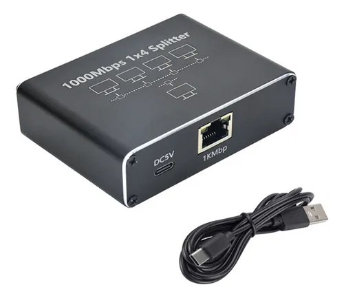 Divisor De Red Gigabit Divisor De Cable De Red 1 A 4 Rj45
