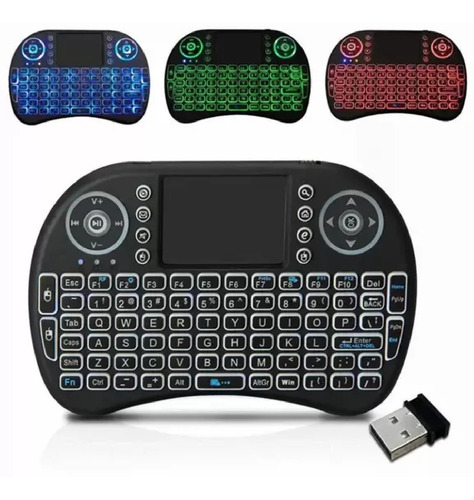 2 Mini Teclado Touchpad Mouse Wireless Tomate 107a Android