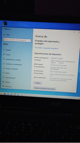 Acer Aspiré Es 15