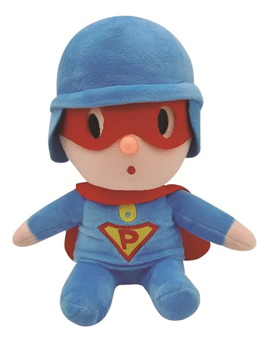 Peluche Pocoyo Para Niños Con Antifaz 20 Cm 