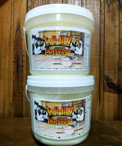 Whey Protein, Pote Conteniendo 1kg Con Sabores(lea)