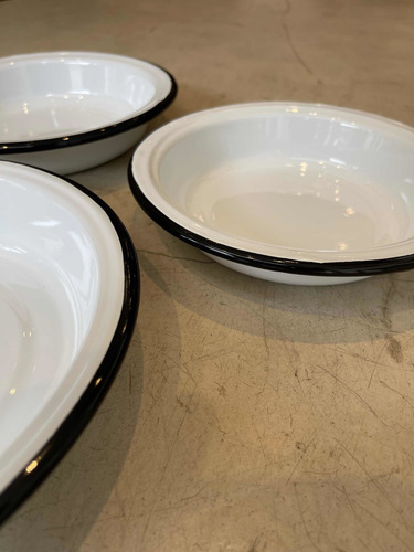 Imagen 2 de 7 de Tartera Cazuela Enlozado Cocina Deco Vintage Plato Hondo