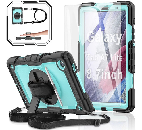 Funda Con Soporte Para Samsung Galaxy Tab A7 Lite 8.7  Ne...