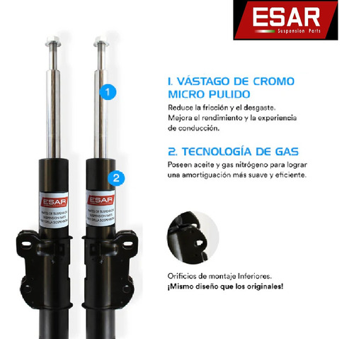 2 Amortiguadores Delanteros Ford Maverick Pick Up 2022 2023
