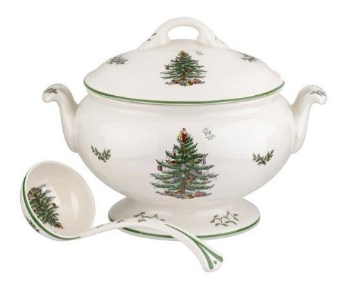 Brand: Spode Árbol De Navidad Dividido Plato