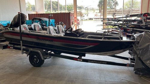 Lancha Fluvimar Apache 17 + Motor De Popa Mercury 60 Hp