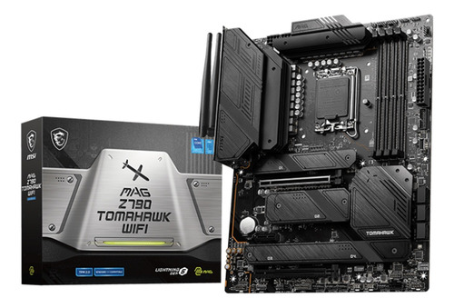 Placa Mãe Msi Mag Z790 Tomahawk Wifi Intel Lga 1700 Atx Ddr5 Cor Preto