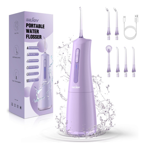 Irrigador Dental Dental Con Tanque De 10.1 Onzas, 4 Modos, 6