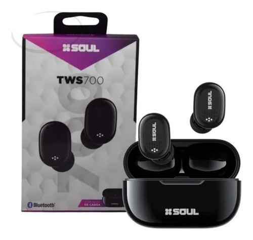 Auriculares Soul Bluetooth Tws700 Manos Libres Negros