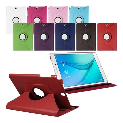 Imagem 8 de 9 de Capa Giratória + Película Tablet Galaxy Tab A 9.7 P550 P555