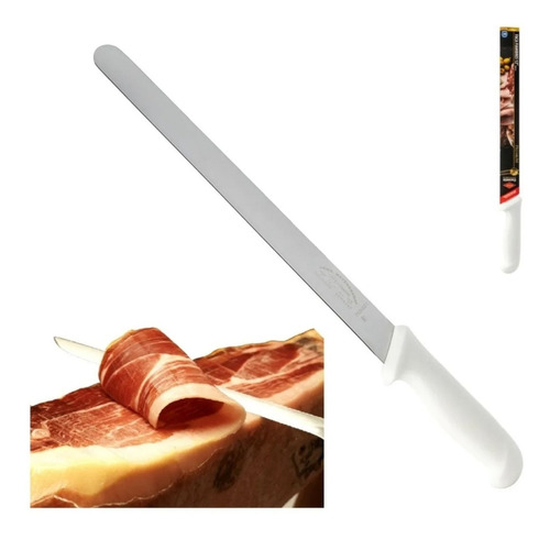 Faca Profissional Presunto Jamon Fiambres 12pol/30cm Corneta