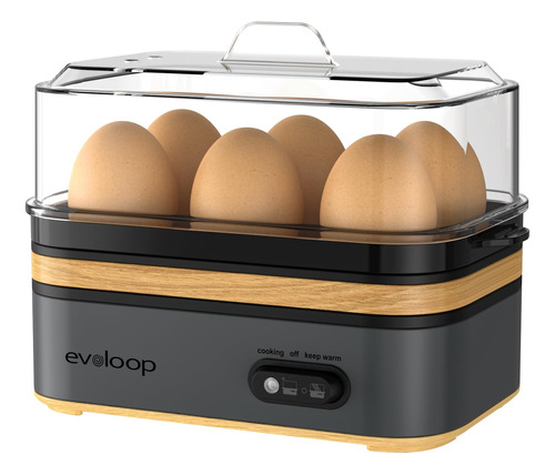 Evoloop Rapid - Olla Electrica Para 6 Huevos Con Capacidad P