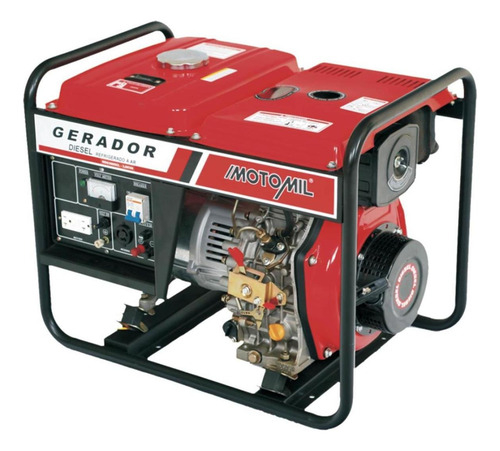 Gerador A Diesel Monofásico, 60hz - Mdg-5000cl - Motomil