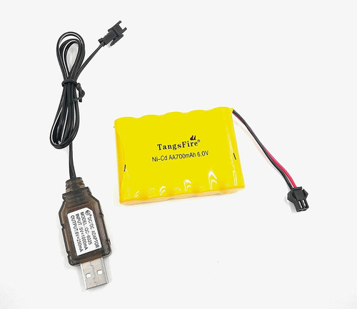 Recargable 6v 700mah Aa Ni-cd Baterías Sm 2p Plug Batería De